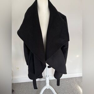 BCBGMaxAzria Black Women's Poncho